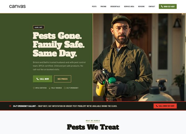 Pest Control Niche Demo
