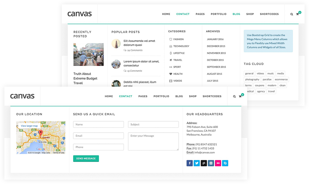 Mega Menu